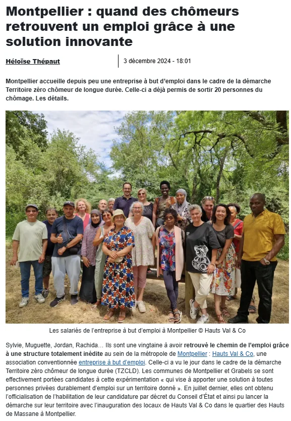 Article Journal Toulousain - Décembre 2024