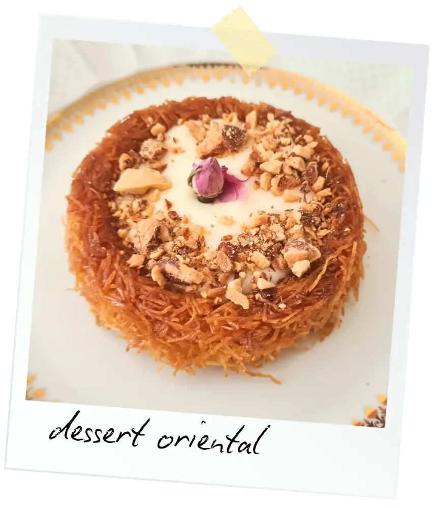 Les desserts orientaux du café cantine Mamassane
