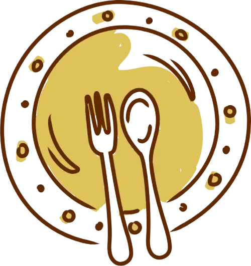 illustration assiette