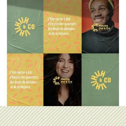 visuel charte graphique Hauts Val & Co